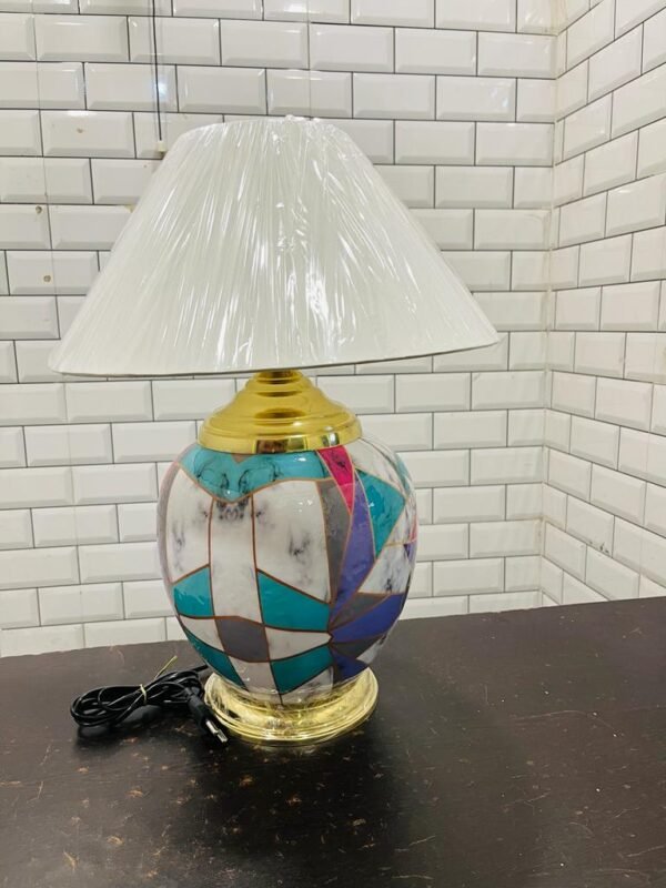 Gold Aluminium Table Lamp